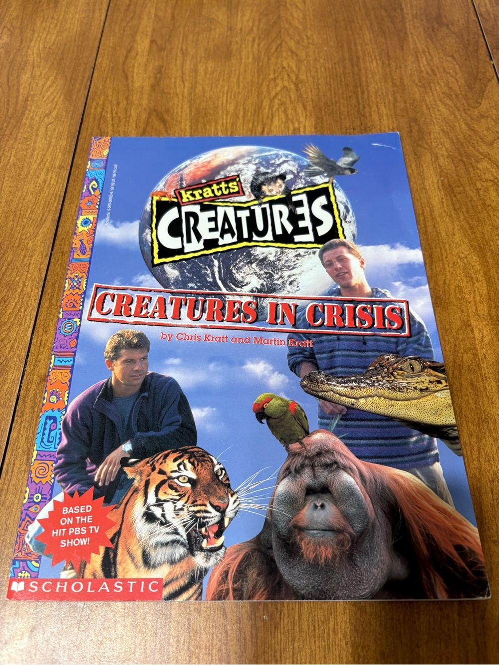 Vintage book Kratts’ Creatures-Creatures in Crisis by Chris & Martin Kratt 1997